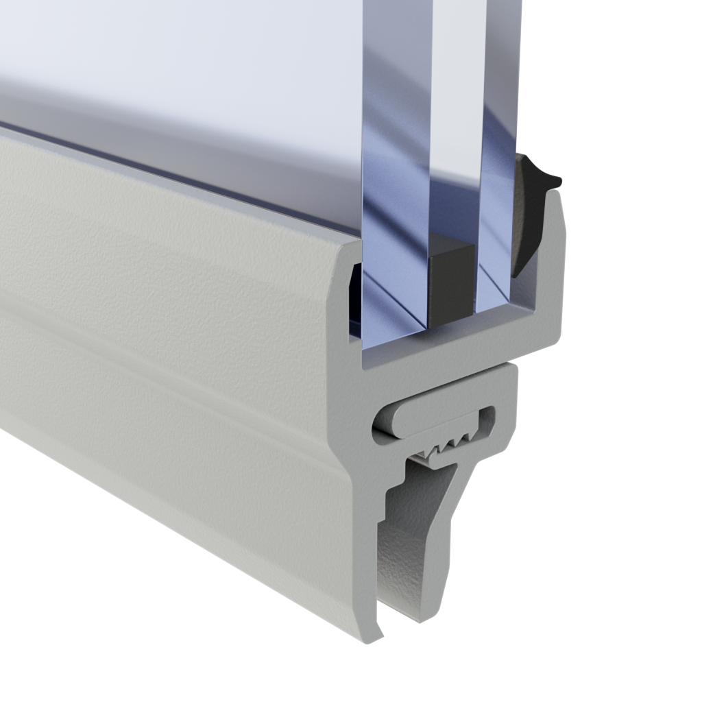 Disponibile in vetro singolo e doppio